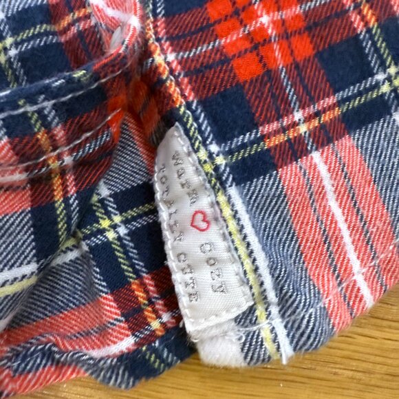 Bundle of 2 Carters Baby Girl Plaid Long Sleeve Tops size 24 months - Picture 9 of 13